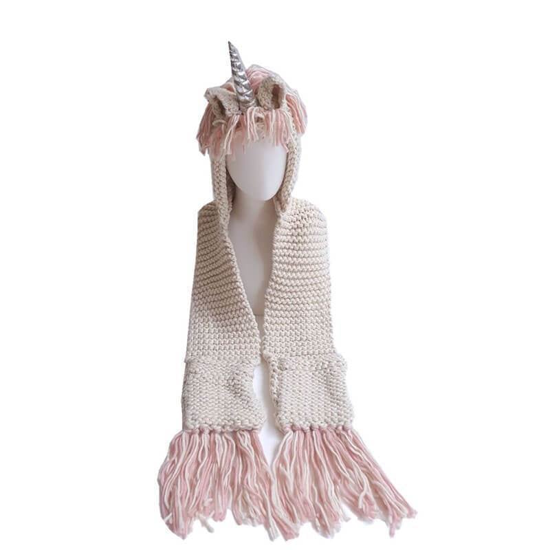 (🔥HOT SALE NOW 49% OFF) - Lovely Kids Unicorn Hat Scarf