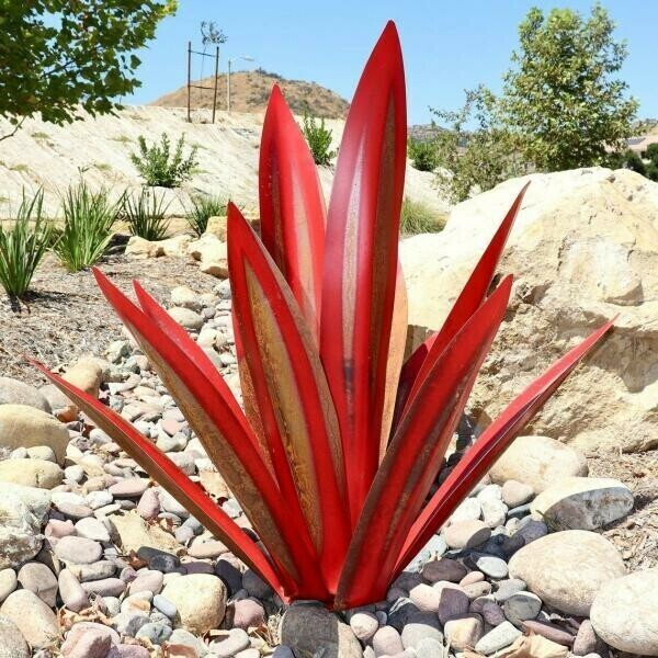 (Garden Upgrade)Waterproof Solar Garden Agave Lamp