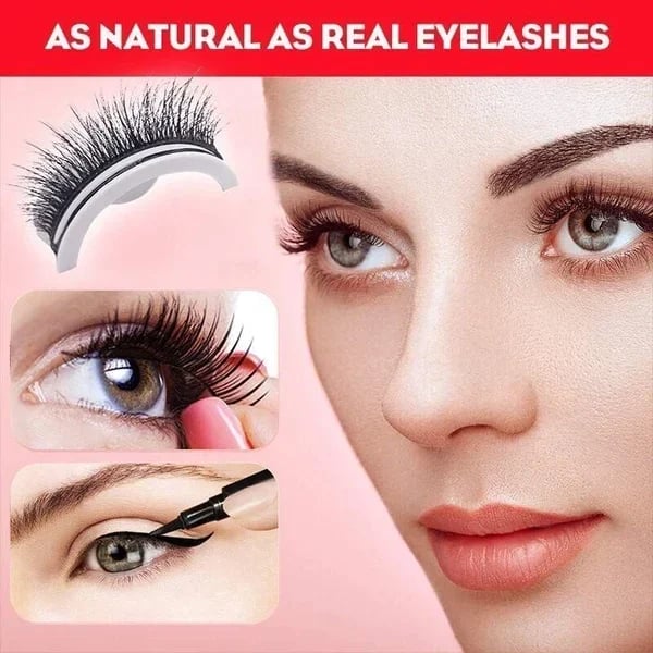 🎁2023-Christmas Hot Sale🎁Reusable Self Adhesive Eyelashes