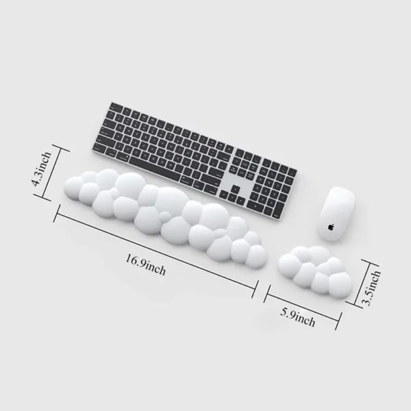 ⌨️Cloud Wrist Rest Keyboard☁️