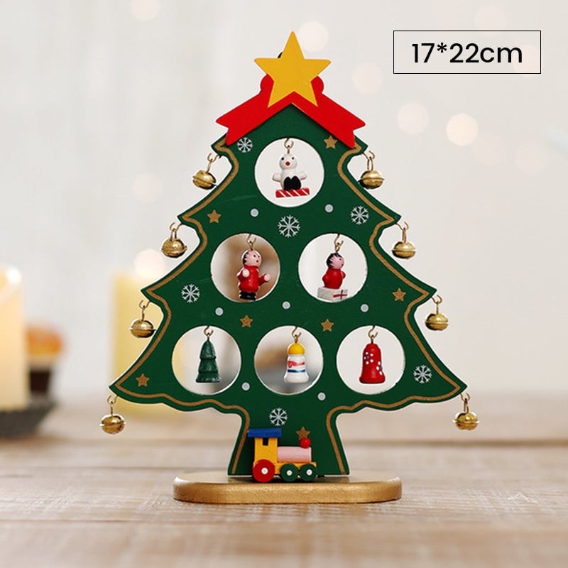 DIY Wooden Mini Christmas Tree Set