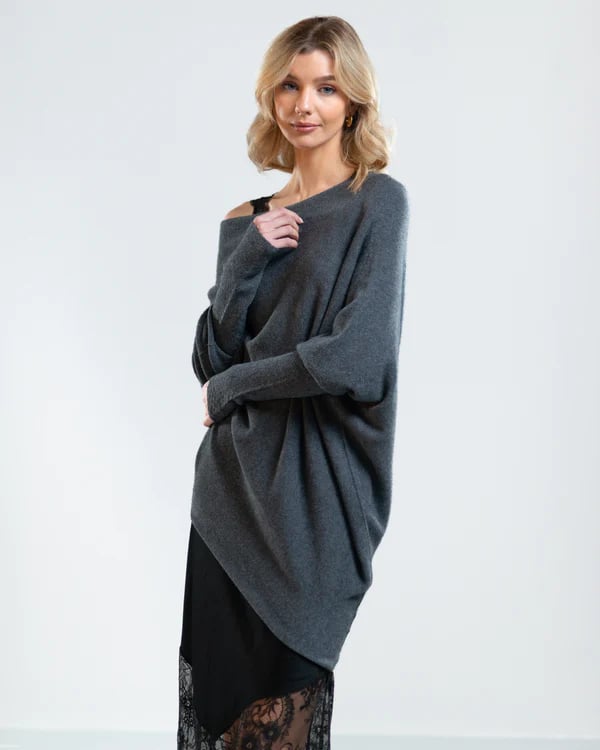 🎄Last Day Sale 49% OFF✨Asymmetric Draped Jumper