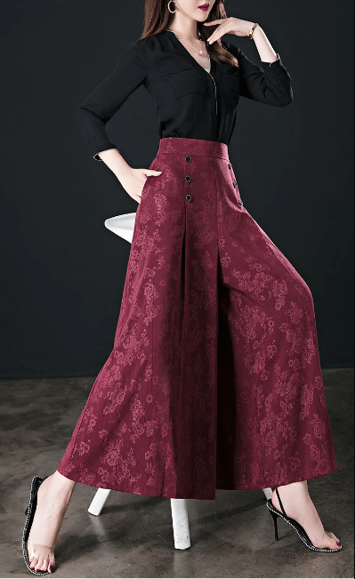 NEW LATEST DESIGNABLE ICE SILK PALAZZO PANTS COOL & COMFY PALAZZO PANTS