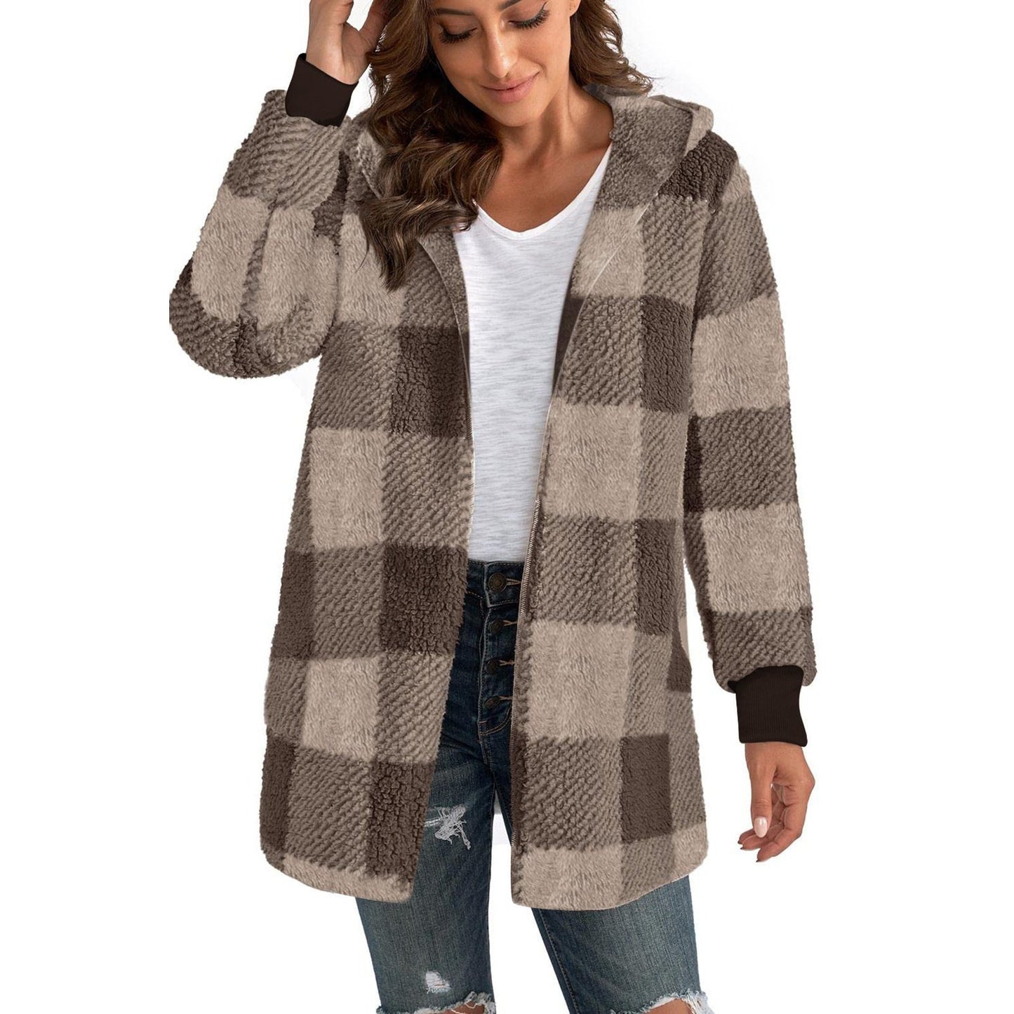 Women Oversized Sherpa Jacket 🔥 Buy 2 Free Shipping 🔥