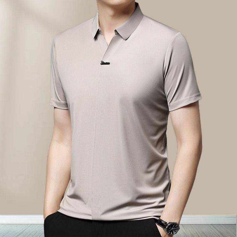 👔Hot Sale🔥Men's Casual Summer Lapel Breathable Anti-Wrinkle T-Shirt