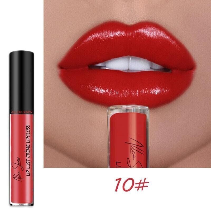 12 Color Cream Texture Lipstick Waterproof.