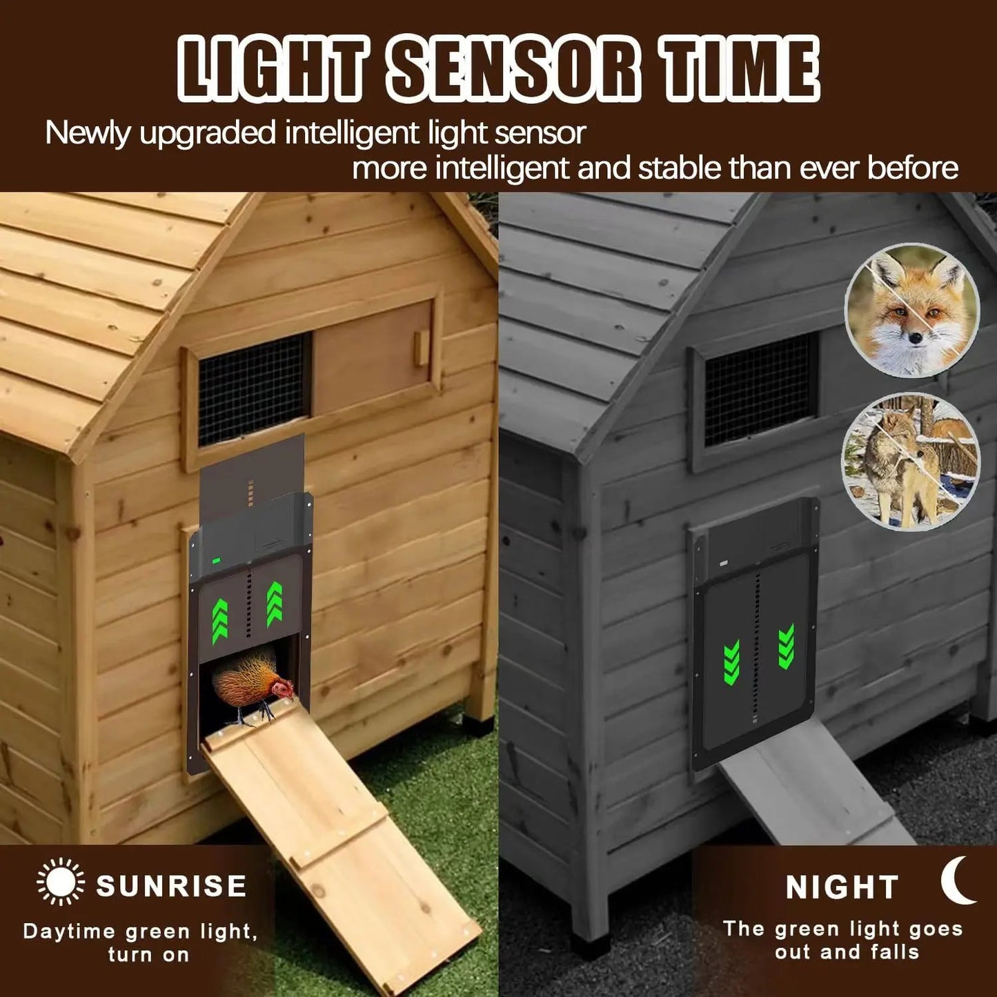 🐓Automatic Chicken Coop Door Opener with Timer