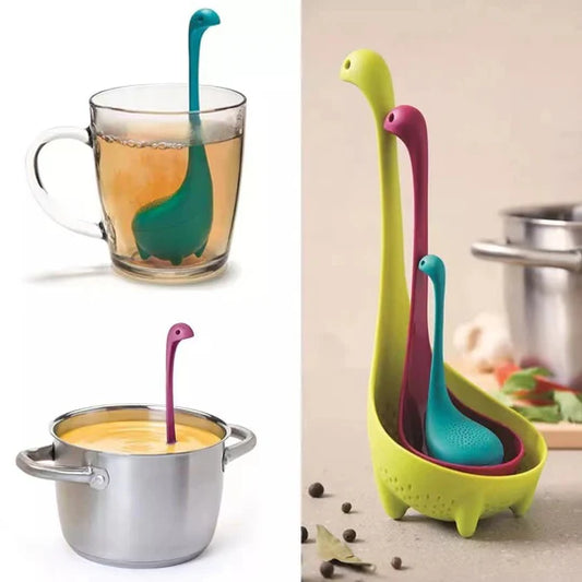 Dinosaur-Themed Kitchen Utensils (3 pcs)