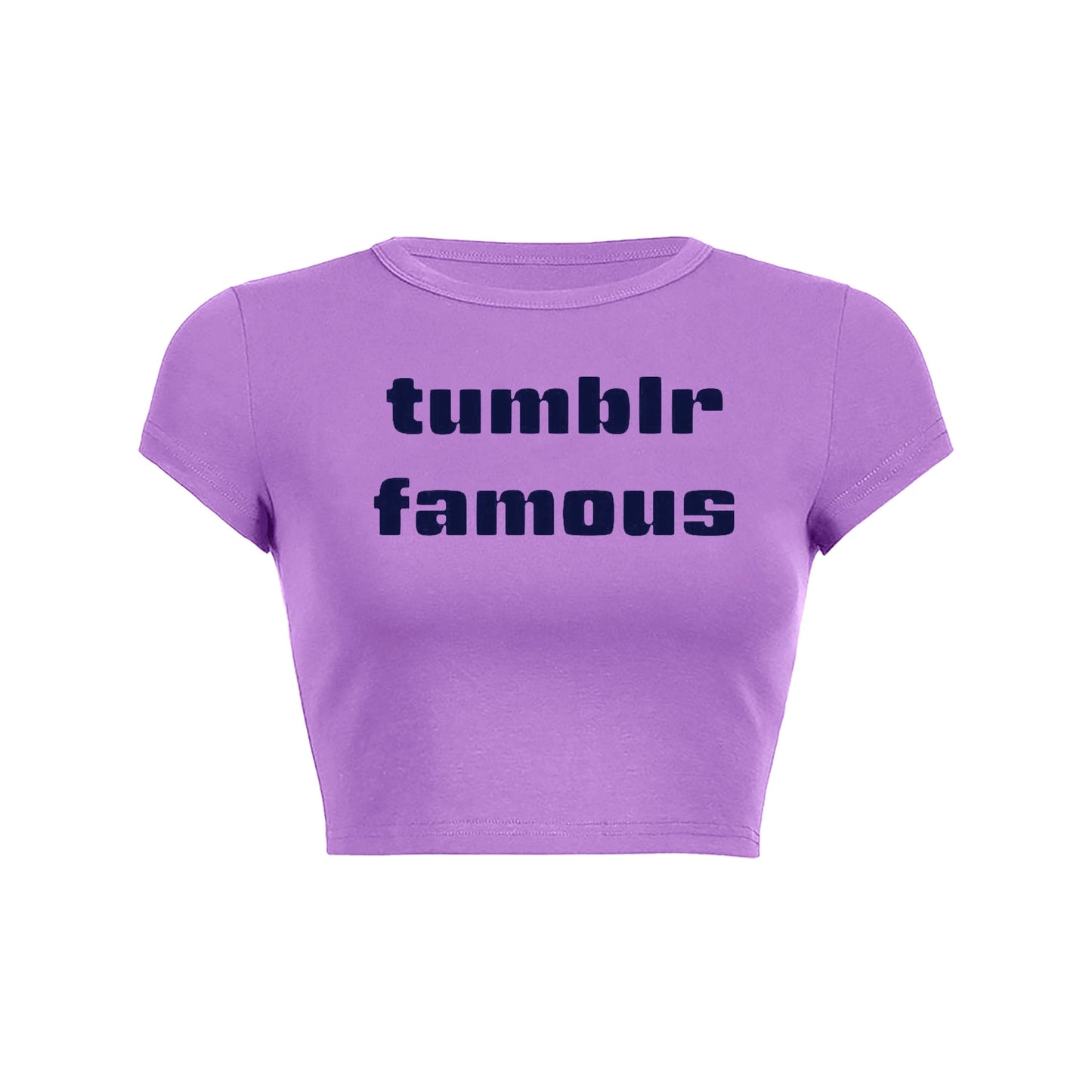 Online Fame Crop Top Baby Tee