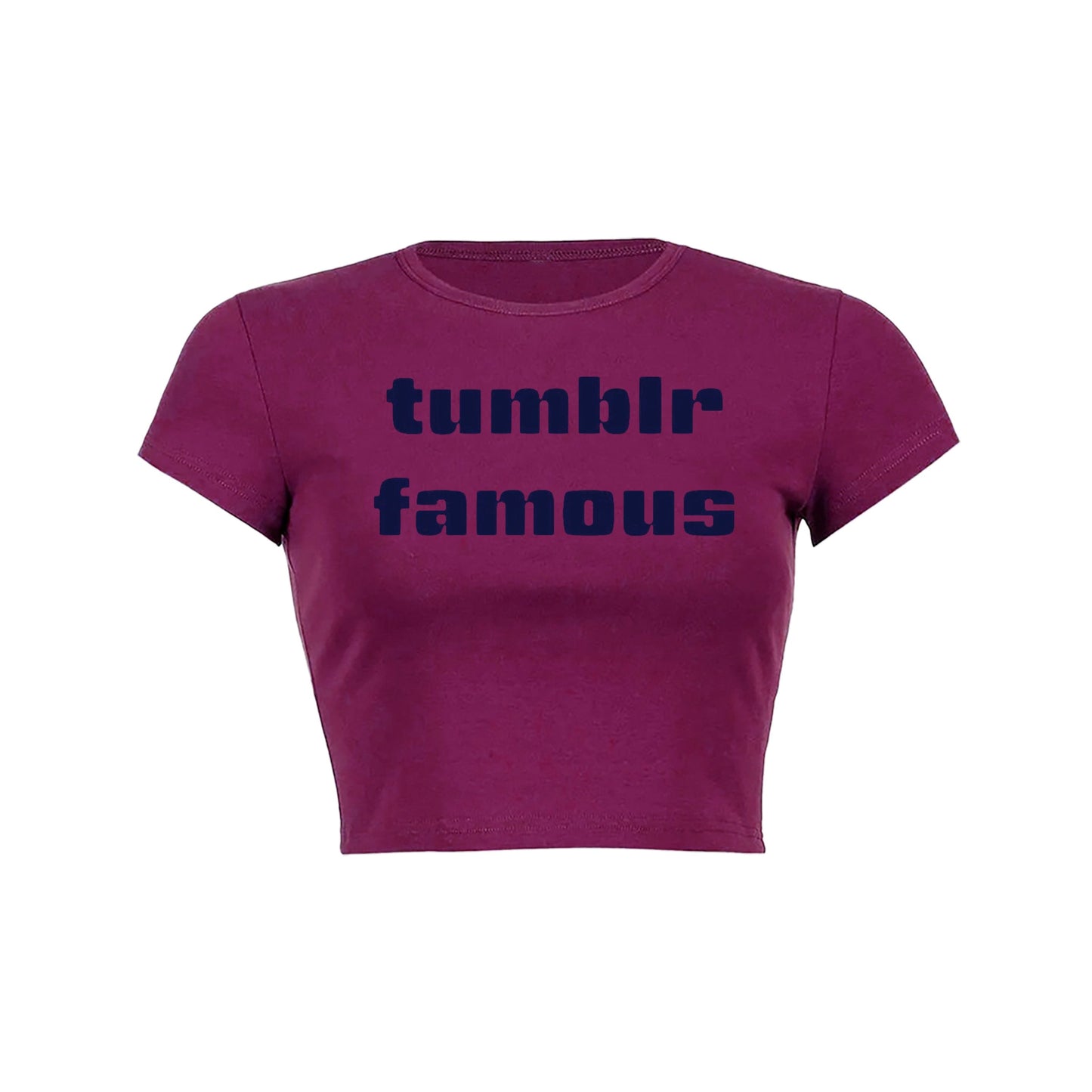 Online Fame Crop Top Baby Tee