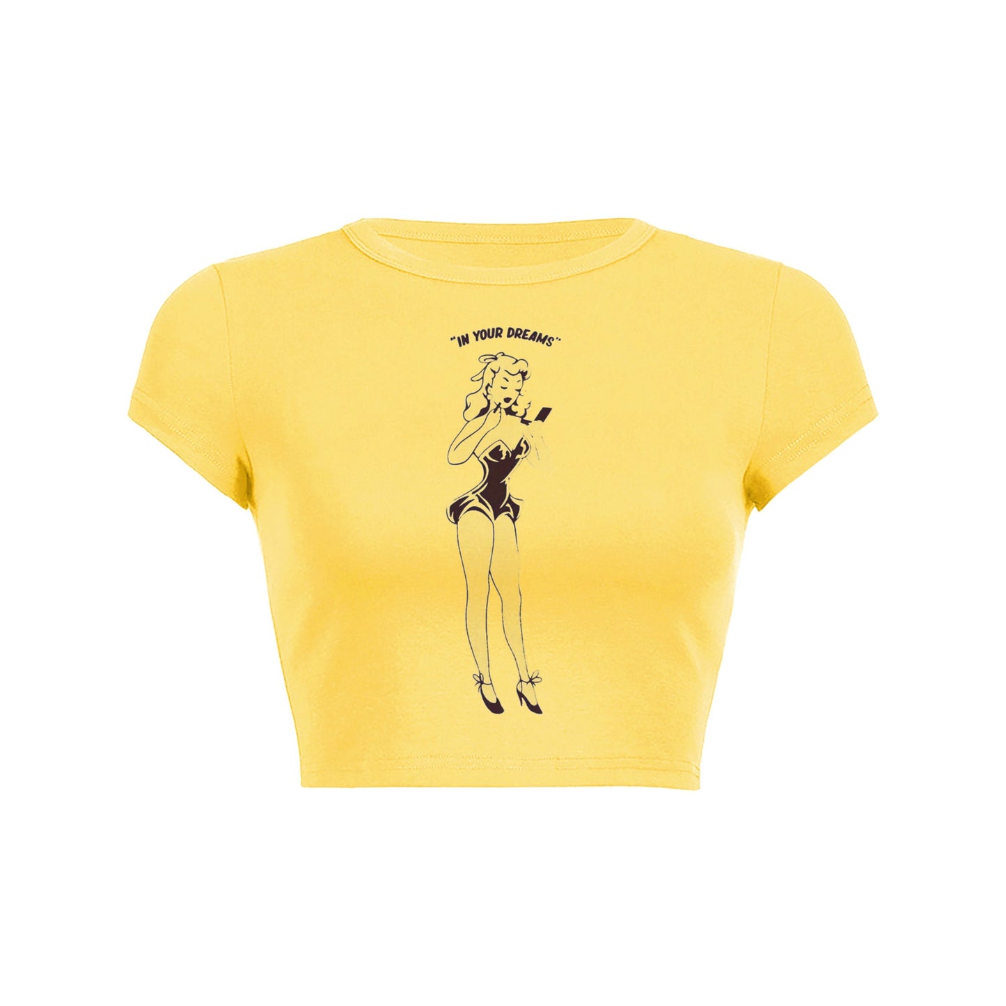 Fantasy Babe Crop Top Baby Tee