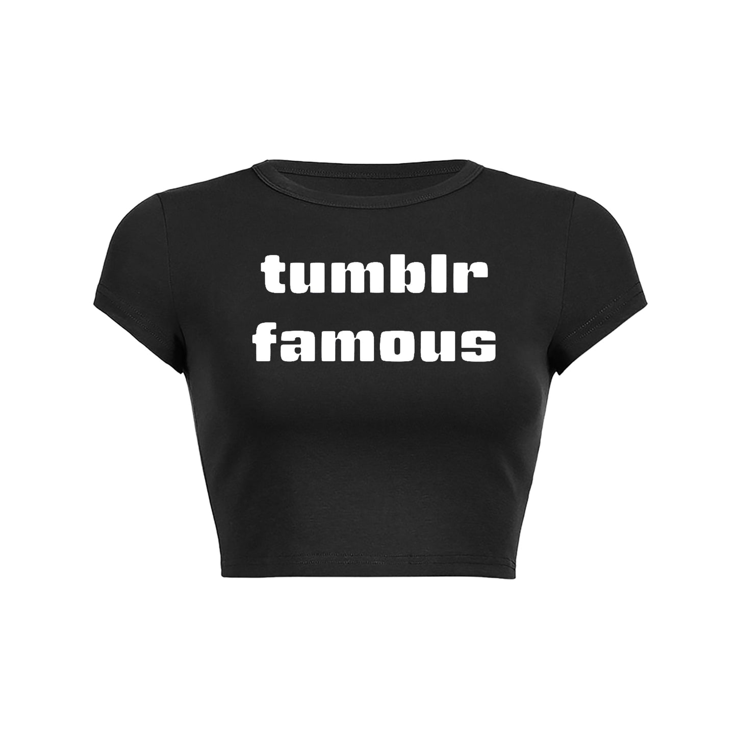 Online Fame Crop Top Baby Tee