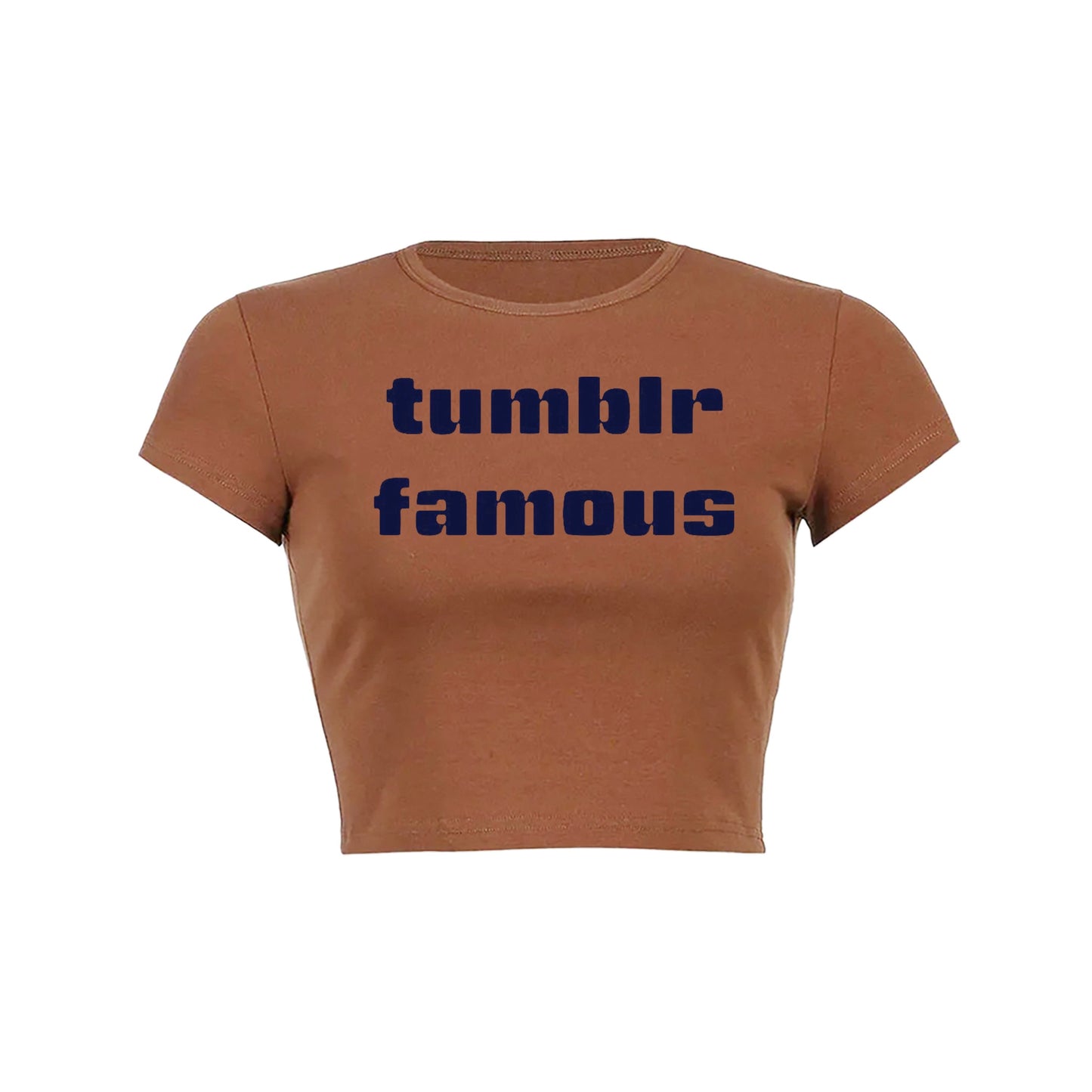 Online Fame Crop Top Baby Tee