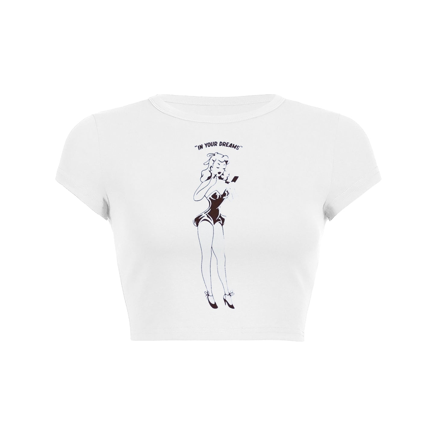 Fantasy Babe Crop Top Baby Tee