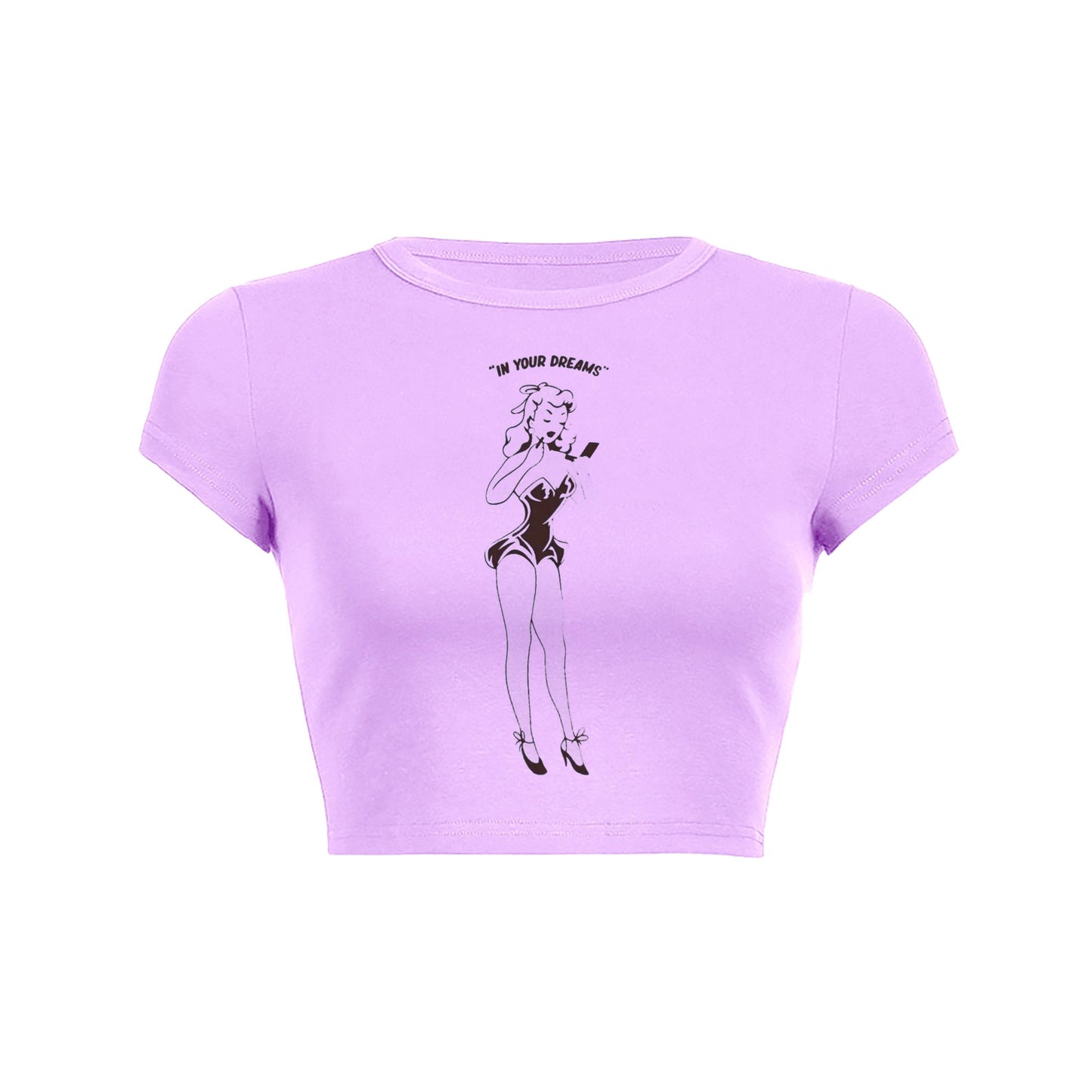 Fantasy Babe Crop Top Baby Tee