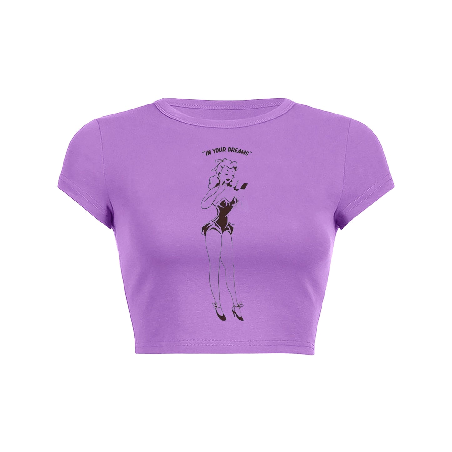 Fantasy Babe Crop Top Baby Tee