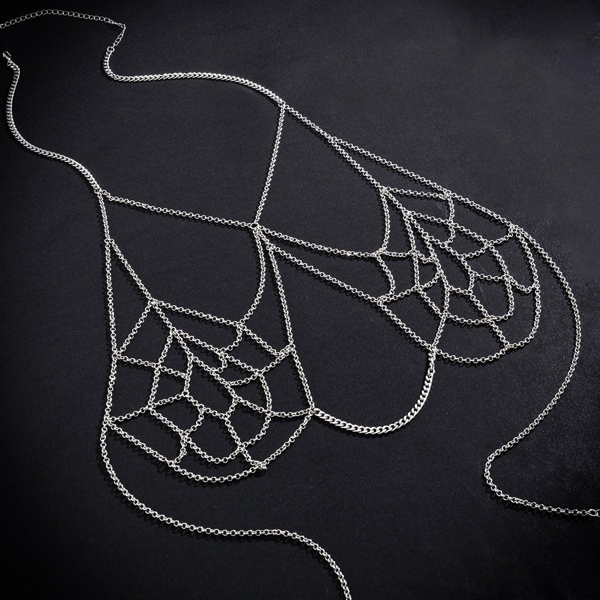 Spider web 2 pcs body chain