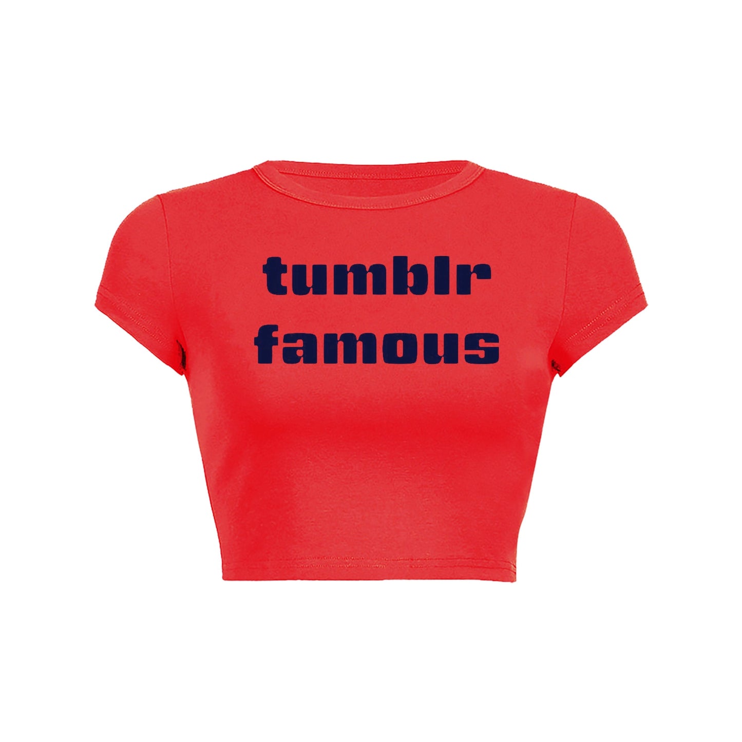 Online Fame Crop Top Baby Tee