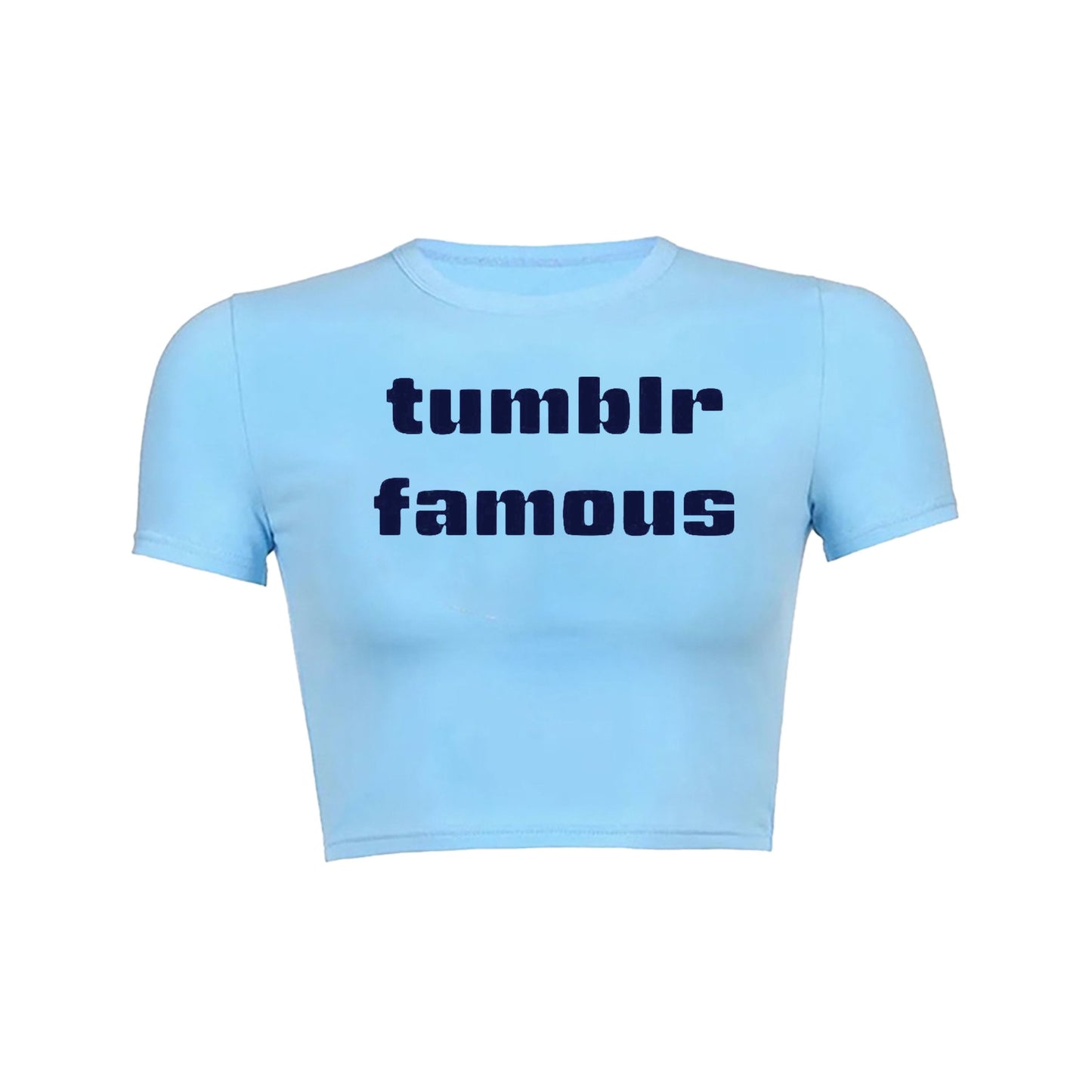 Online Fame Crop Top Baby Tee