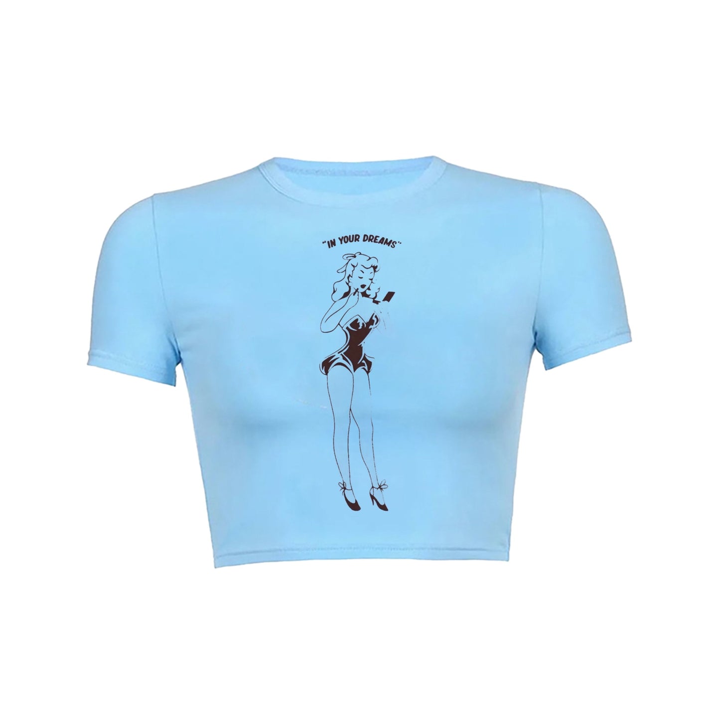 Fantasy Babe Crop Top Baby Tee