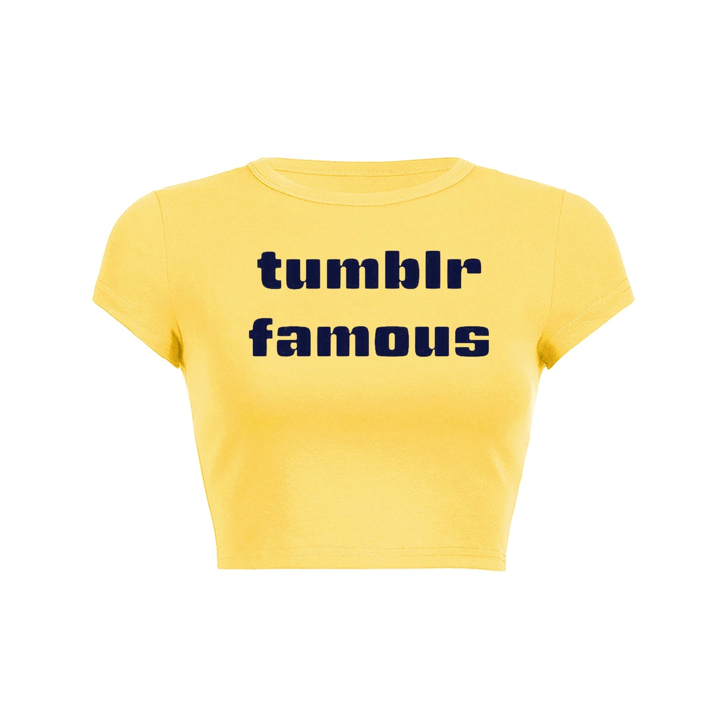 Online Fame Crop Top Baby Tee