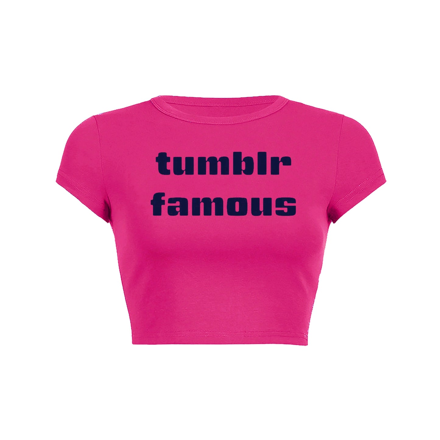 Online Fame Crop Top Baby Tee